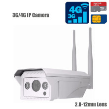 3G/4G IP Outdoor Camera 1080P Resolution Micro SD Card Slot 2.8-12mm Lens